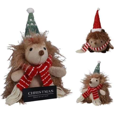 PELUCHE RICCIO NATALE H.23 2 FANTASIE